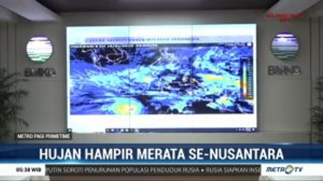 BMKG Prediksi Hampir Seluruh Wilayah Indonesia Akan Diguyur Hujan Sepekan ke Depan