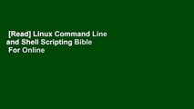 [Read] Linux Command Line and Shell Scripting Bible  For Online