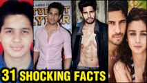 Sidharth Malhotra 31 SHOCKING INTERESTING Facts | Alia Bhatt Break Up, Dating Kiara Advani