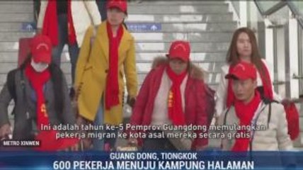 Jelang Imlek, Pekerja Tiongkok Mulai Mudik