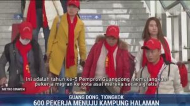 Jelang Imlek, Pekerja Tiongkok Mulai Mudik