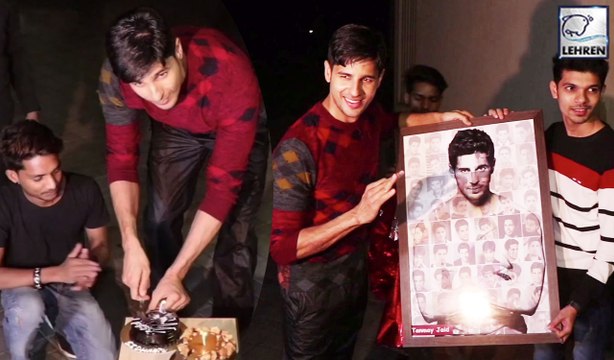 Sidharth Malhotra Celebrates 35th Birthday With Paparazzi