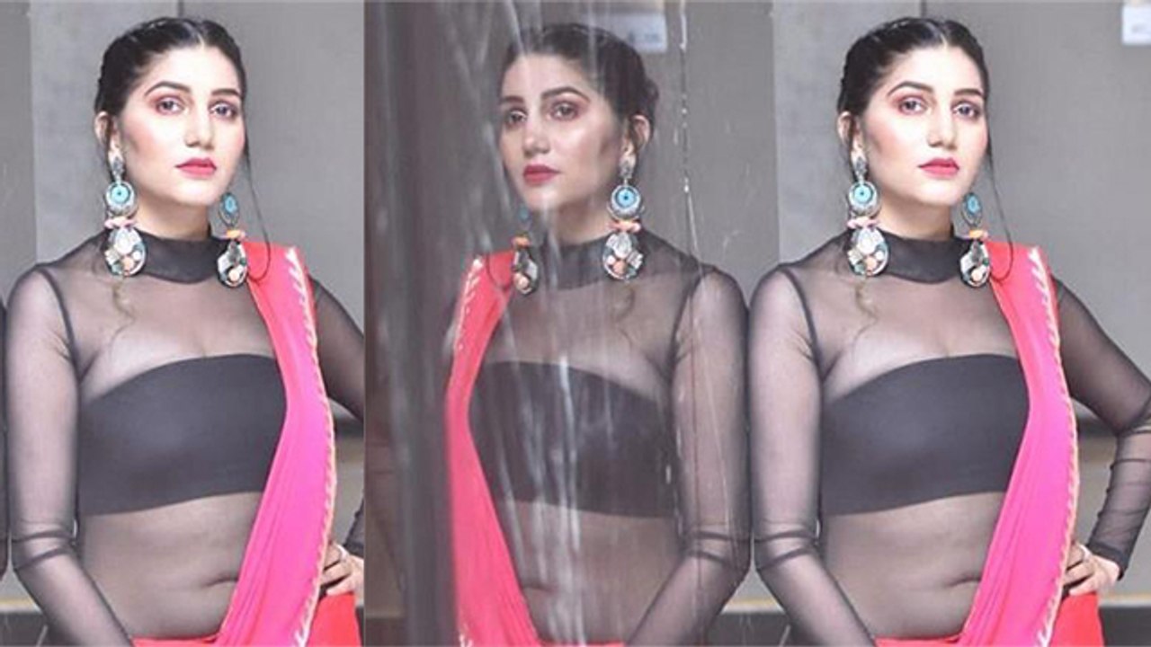 Sapna shares photos in transparent blouse, fans gave shocking reaction । Boldsky