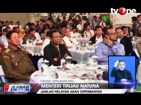 Menkopolhukam dan Menteri KKP Tinjau Keamanan Laut Natuna