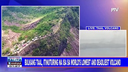 Bulkang Taal, itinuturing na isa sa World's lowest and deadliest volcano