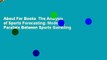 About For Books  The Analysis of Sports Forecasting: Modeling Parallels Between Sports Gambling
