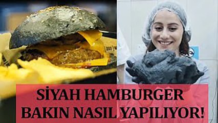 Siyah Hamburger | Yediğim İçtiğim Sizin Olsun