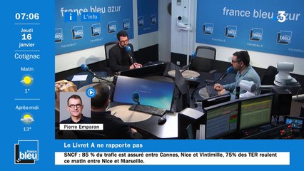 La matinale de France Bleu Azur du 16/01/2020