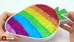 Slime Mix Glitter Mixing Slime Learn Colors Water Clay Rainbow Pineapple Fruit