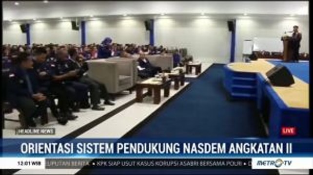 Orientasi Sistem Pendukung NasDem Angkatan II Diikuti 227 Peserta