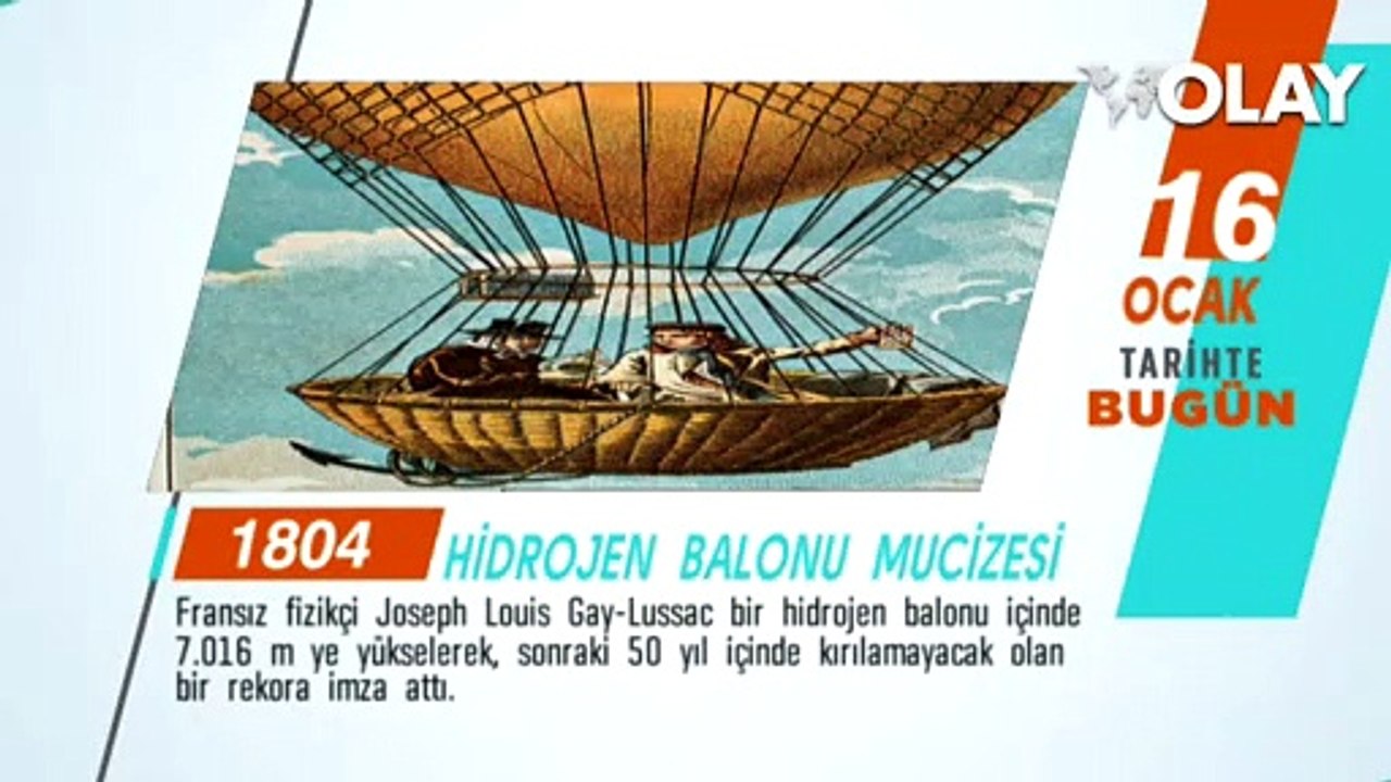 16 Ocak 2020 Tarihte bugün neler oldu?