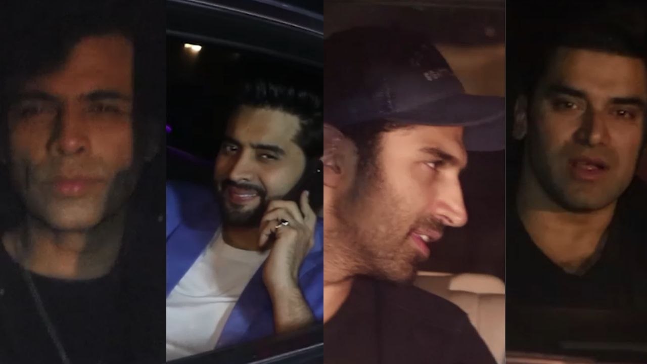 Aditya Roy kapur, Karan Johar, Rakul Preet Singh and others attend Sidharth Malhotra’s Birthday Bash