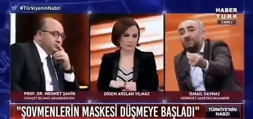 Habertürk canlı yayınına damga vuran tartışma