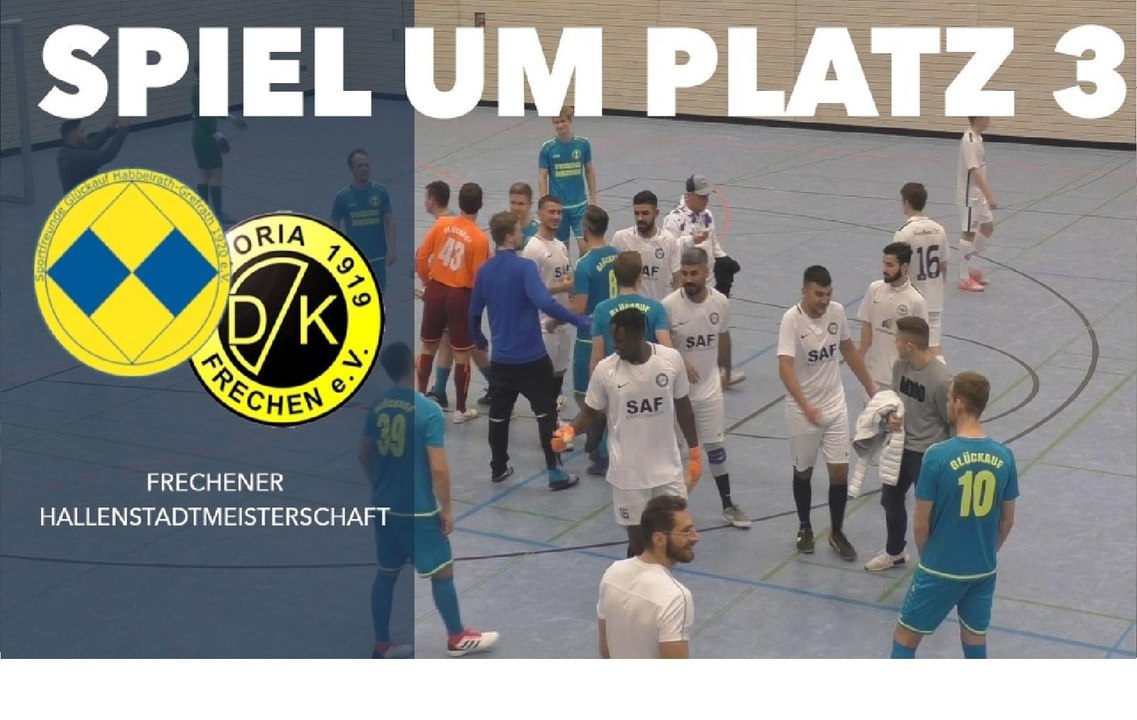 Enger Kampf im kleinen Finale | SF GA Habbelrath-Grefrath – DJK Viktoria Frechen (Spiel um Platz 3, Frechener Hallenstadtmeisterschaft)