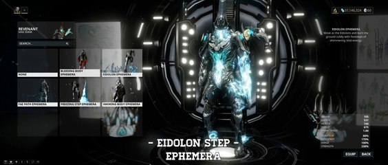 Warframe: Eidolon Step - Ephemera (Update/Hotfix 25.2.3+)