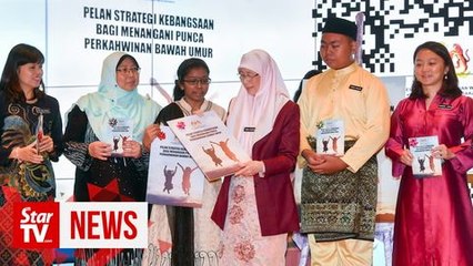 Five-year strategic plan to address underage marriage: Dr Wan Azizah