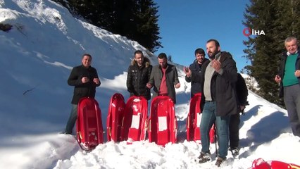 Giresunlu turizmciler kar duasına çıktı