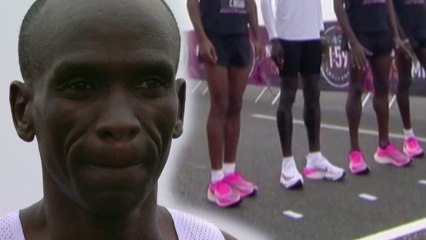 공정한 결과냐 기술 도핑이냐...킵초게 마라톤화 논란 / YTN