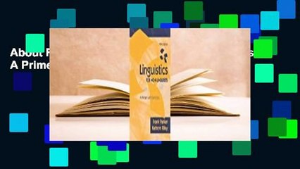 Linguistics for Non-Linguists: A Primer with Exercises