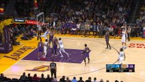 Gordon tosses ball off backboard to land vicious dunk