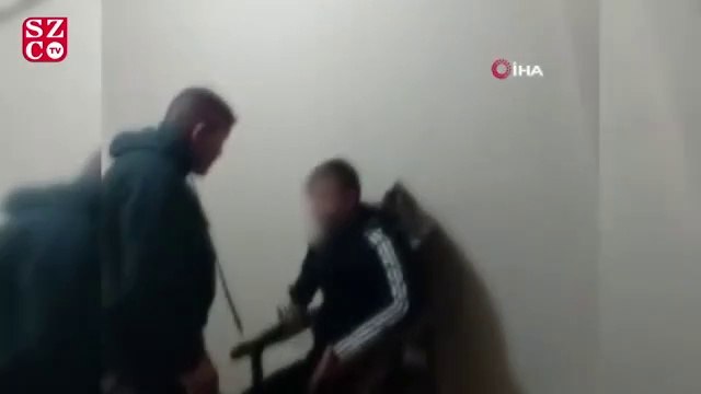 Bıçakla tehdit edip, darp etti