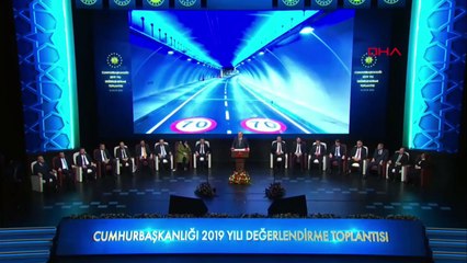 Erdoğan, 2019 Yılı Değerlendirme Toplantısı’nda konuşuyor