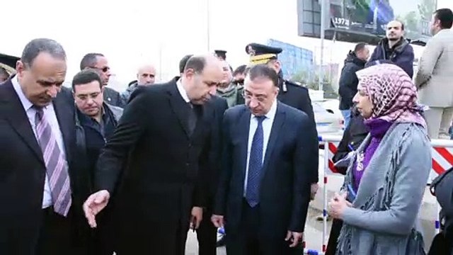 أول لقطات من الانهيار الجزئى بكوبرى محرم بك فى الإسكندرية