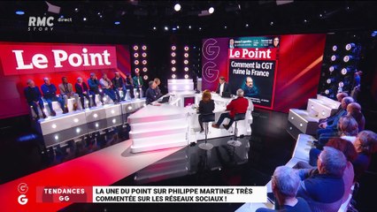 Les tendances GG : La Une du Point sur Philippe Martinez très commentée sur les réseaux sociaux - 16/01