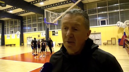 Jacky Bichard coach Martigues Sport Basket avant Lons - MSB