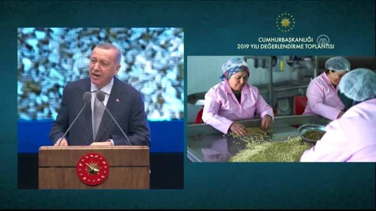 Cumhurbaşkanı Erdoğan: "2022 yılında işsizliği yüzde 9,8'e indirmeyi hedefliyoruz"