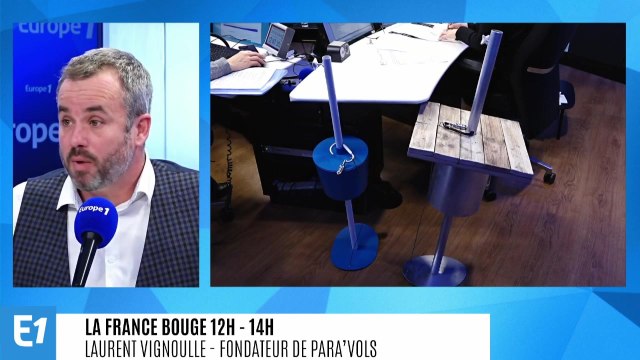 La France bouge : Laurent Vignoulle, fondateur de Para’Vols, nouveau concept breveté de parasol made in France qui est protégé contre le vols et l'empêche de s’envoler
