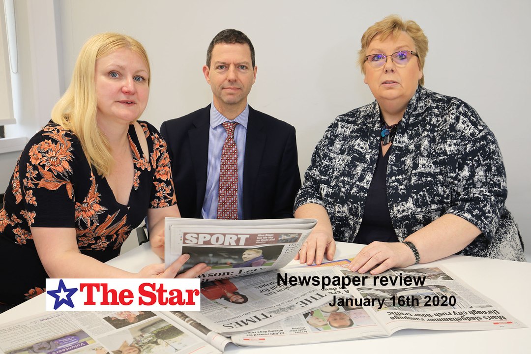 The Star newspaper review - Thursday January 16th 2020