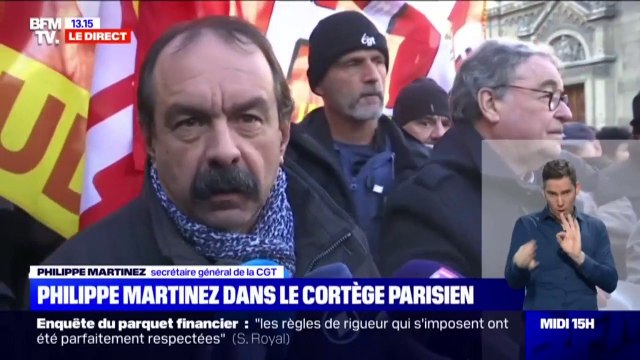 Philippe Martinez: Il faut que d'autres professions rentrent dans le mouvement
