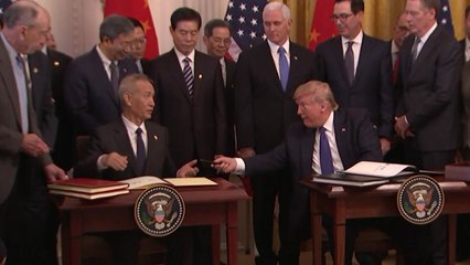 미·중, 1단계 무역합의에 최종 서명 / YTN