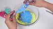 Learn Colors Mixing Slime with Piping Bags with Surprise
