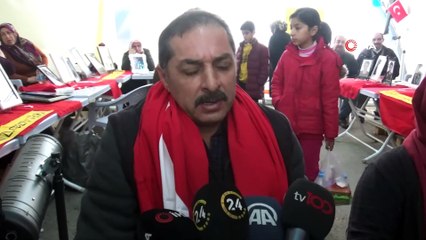 HDP önündeki oturma eylemine bir aile daha katıldı