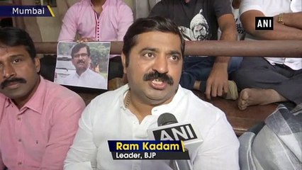We demand Sanjay Raut’s arrest: BJP’s Ram Kadam on Sena leader’s ‘descendant’ remark