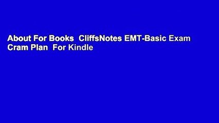 About For Books  CliffsNotes EMT-Basic Exam Cram Plan  For Kindle