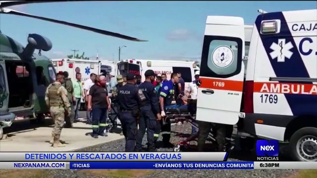 Detenidos y rescatados en Veraguas - Nex Noticias