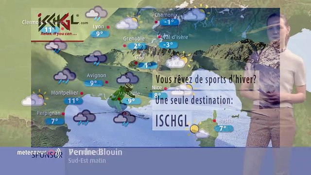 Votre météo du vendredi 17 janvier : un temps pluvieux