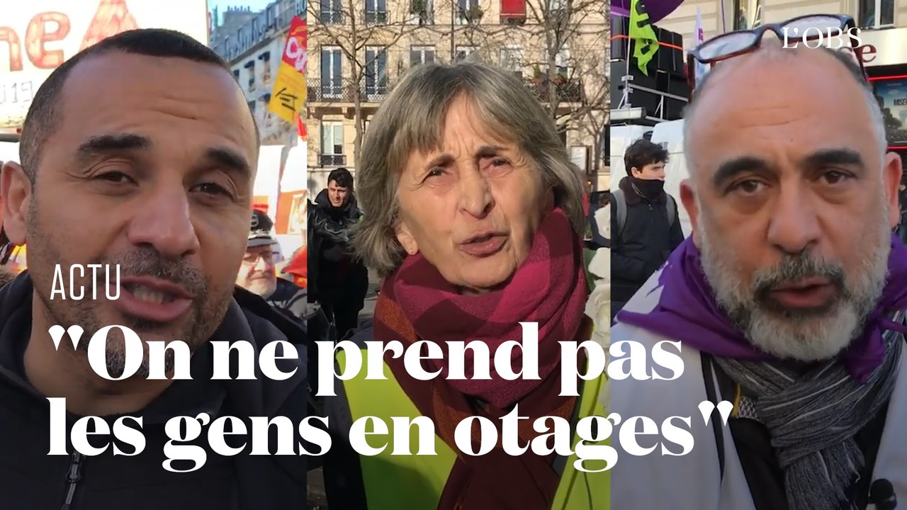 Les grévistes contre la réforme des retraites, des preneurs d’otages ? « C’est une honte de dire ça »