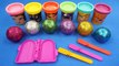Learn Colors with Play Doh Ice Cream Glitter Balls PJ Masks Surprise Toys PAW Patrol Surprise Eggs