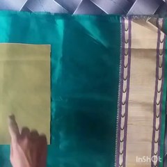 Beautiful Paithani blouse back neck design- -Patchwork