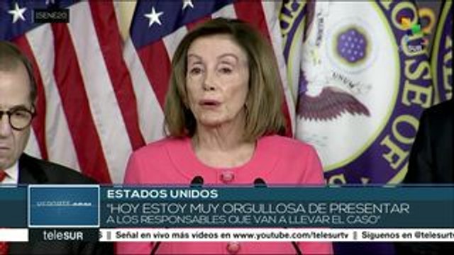 Aprueba cámara de representantes de EE.UU. impeachment a Donald Trump