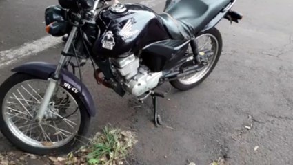 Motociclista fica ferido ao colidir contra caminhão, no Parque São Paulo