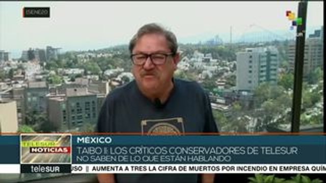 Taibo II: los críticos conservadores de teleSUR no saben de qué hablan