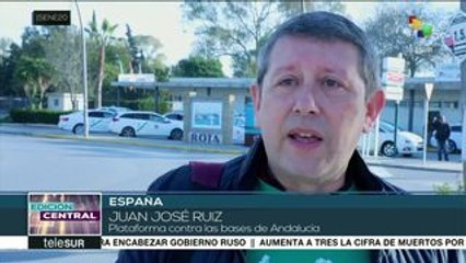 Andaluces denuncian aumento de actividad militar de EEUU en Rota