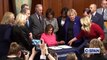 Pelosi Signs Articles Of Impeachment Against Trump, Gives Pens Out To Colleagues