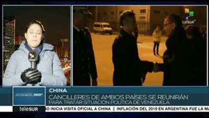 Canciller venezolano arriba a China en visita oficial