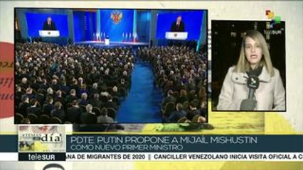 Rusia: Putin propone a Mijael Mishustin como nuevo primer ministro